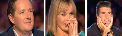 susan-boyle-judges-on-britains-got-talent The judges react as Susan Boyle performs