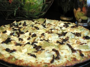 Gourmet Garlic pizza - from Garlic Jim's