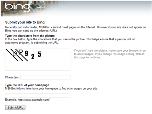 SubmitToBing SubmitToBing