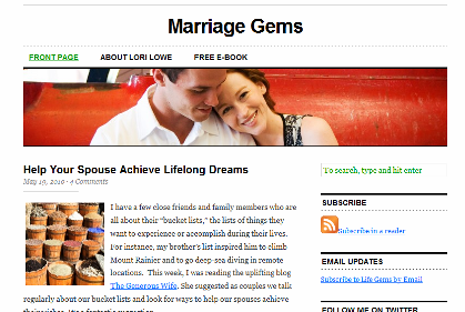 Marriage Gems