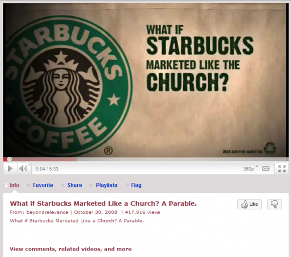 Starbucks Market Like a Church 1