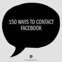 150 ways to contact Facebook
